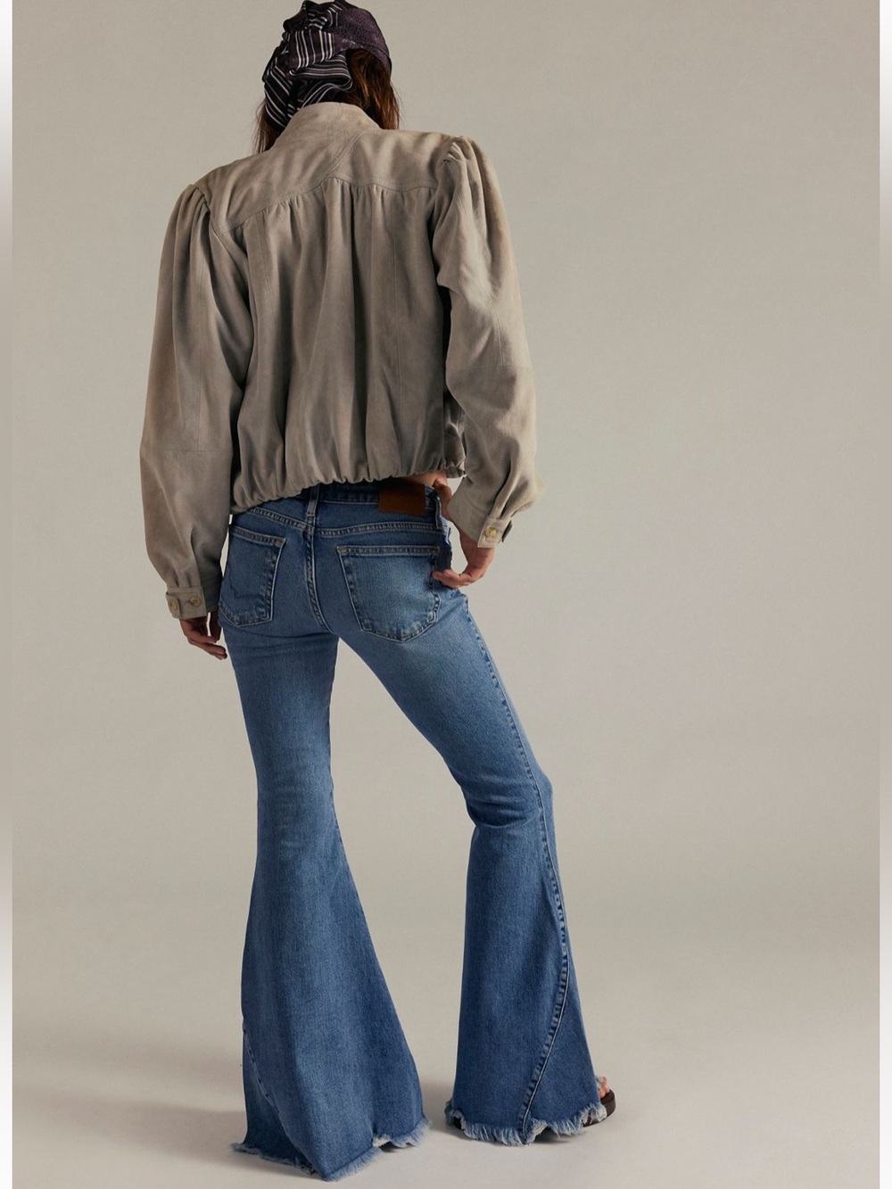 Emre Flare Jeans We the Free People Poppy Blue NWT 26 current 98$